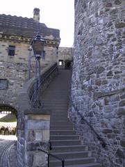 Edinburgh Castle: stairs