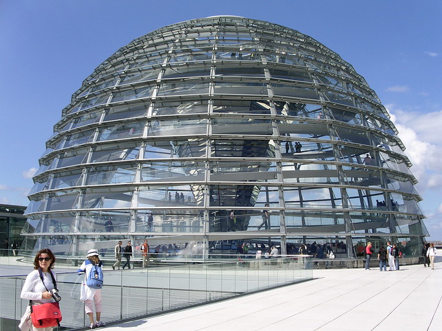 Koepel Reichstag Berlijn 2005