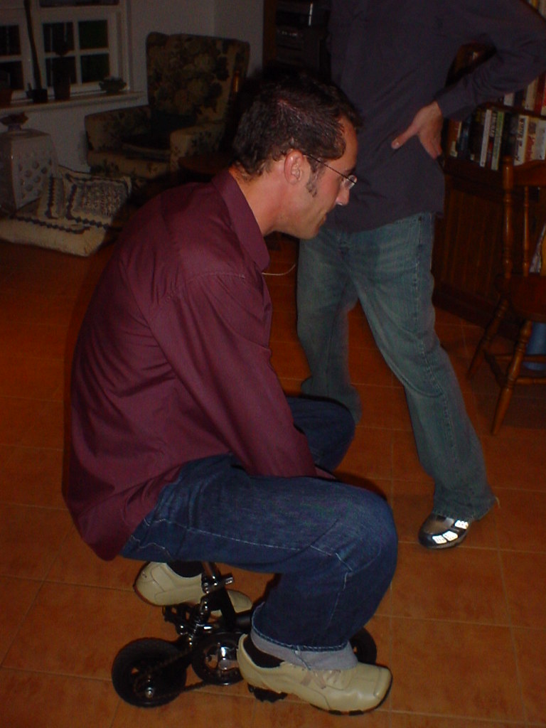 Kai on a MiniBike