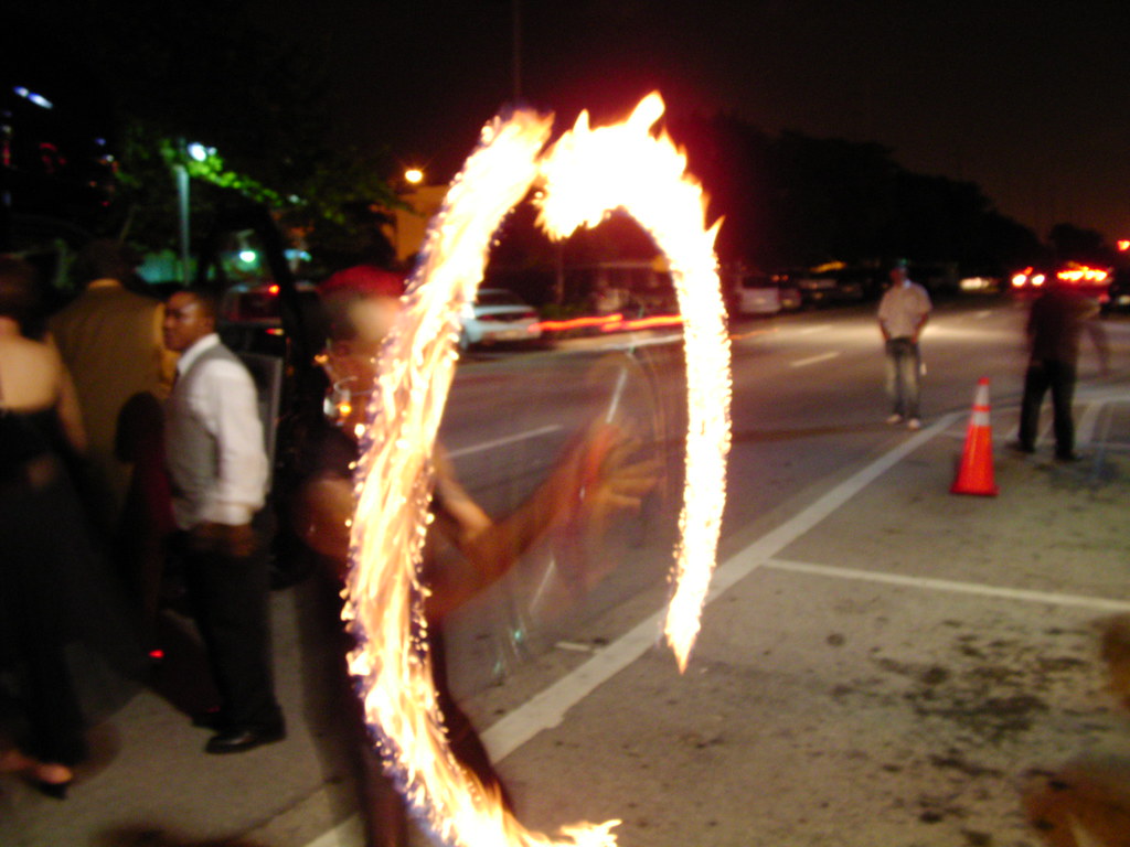 Fire-twirler