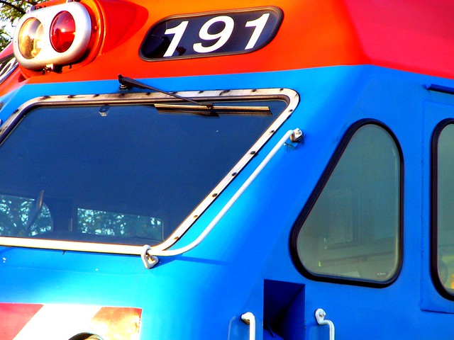 Metra Engine 191 at Naperville, IL
