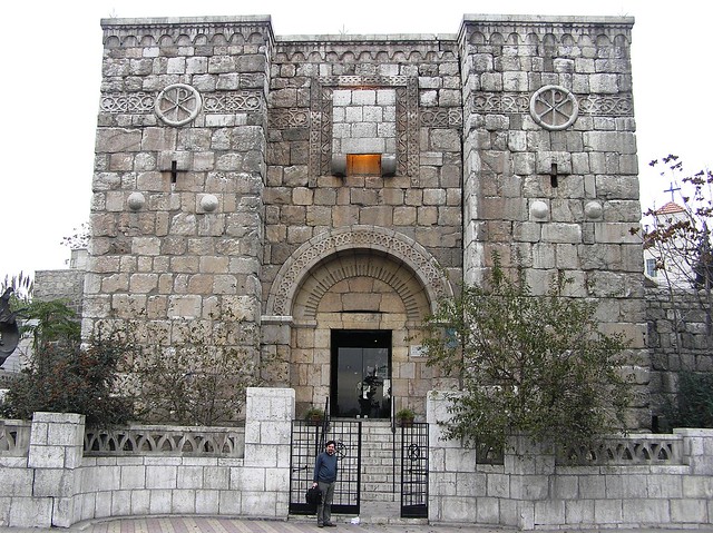 Damascus - place, where st. Paul was droped down from walls // Damask - miesto, kde sv. Pavla spustili z hradieb