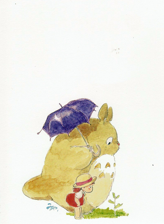 Totoro postcard