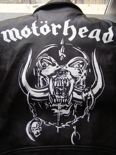 Custom Painted Motorhead Leather Jacket