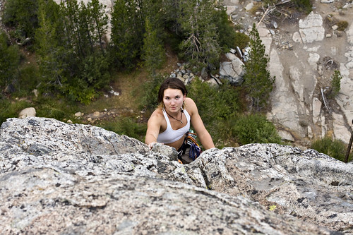 summer cliff woman mountain mountains scale sports girl sport rock canon fun climb photo high cool dangerous view action extreme rope boulder climbing photograph granite mountaineering summit climber height mountaineer donner summiting 40d familygetty