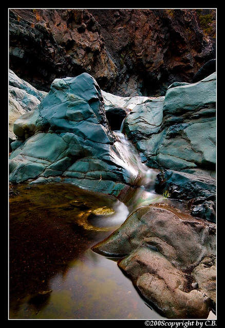 Colour waterfall