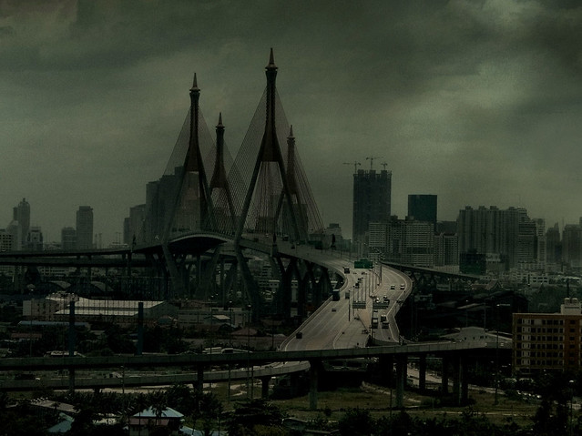 Back in Bangkok or Gotham city?
