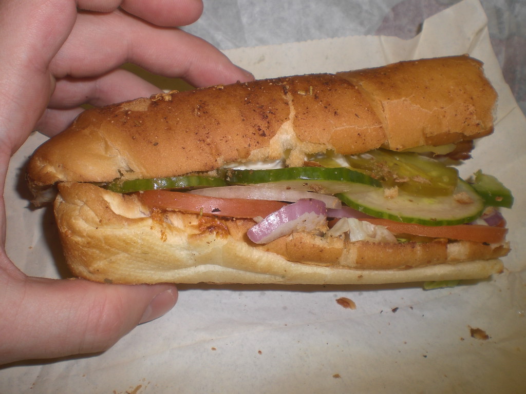#003 Subway Chicken & Bacon Ranch Sandwich.