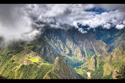 Clouds Breaking Over Machu Picchu by smk_