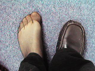 sheer reinforced toe, for those that like them, vee walker