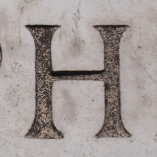 H incised | Monceau | Flickr