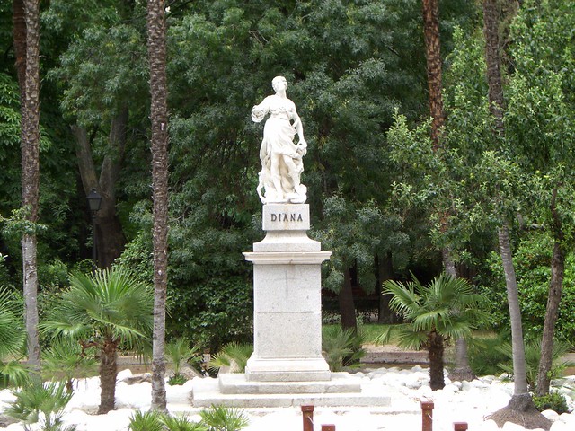 Madrid - Parque del Retiro - Estatua de la Diosa Diana