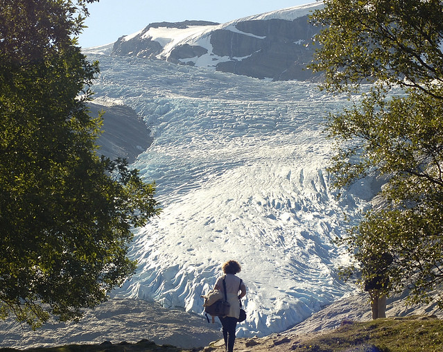 the lady and the glacier