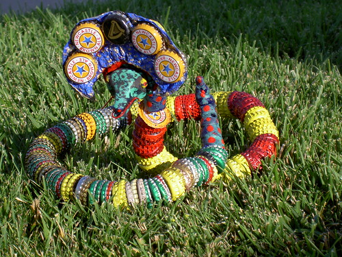 Bottle Cap Snake | by susan4890