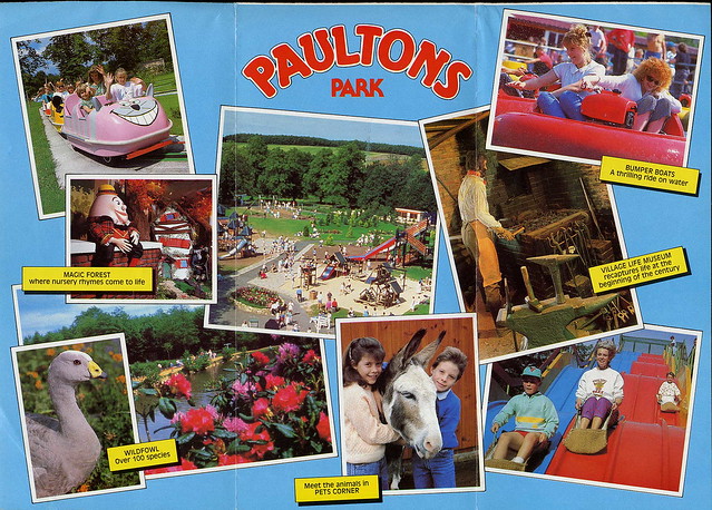 Paultons Park leaflet from 1991