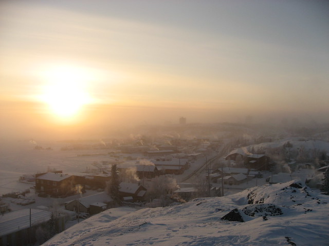 Yellowknife at -42C