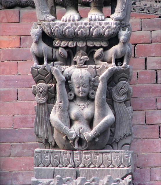 Explicit Erotic Carving On Temple