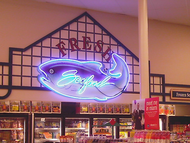 Neon fish in Kroger