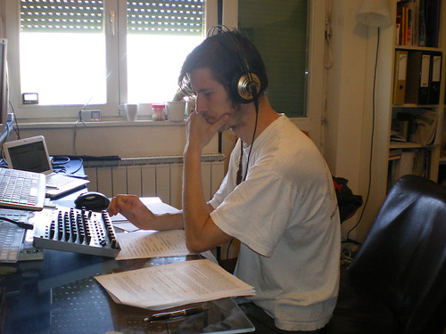 radioCona-29.4.2010-studio, Marko Trstenjak | by radioCona / Cona Institute For Contemporary Arts
