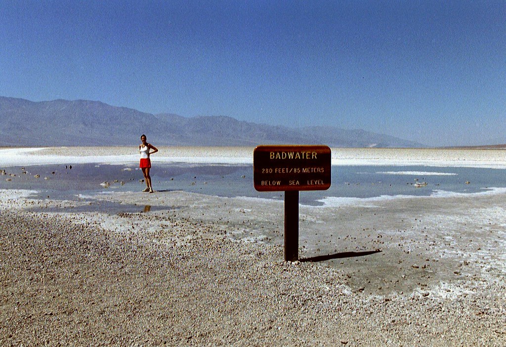 Death Valley : Badwater Point -85m / -280ft bsl | Below Sea … | Flickr