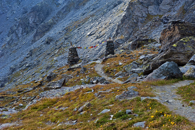 Welcome to the Cabane of Valsorey , (3,037 m alt.)Canton of Valais Switzerland. No.3417.