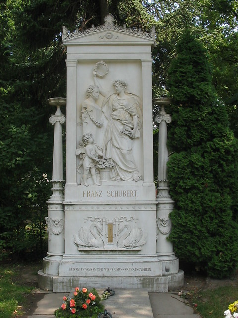 Tomb of Franz Schubert (1797-1828) - Composer