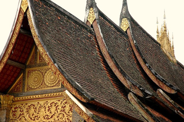 Laotian temple Roof