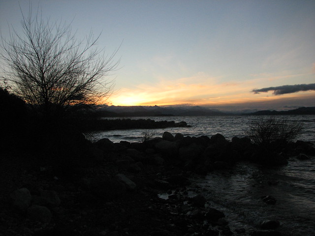 Sunset in Bariloche, Argentina