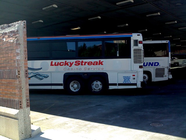 Greyhound Lucky Streak bus