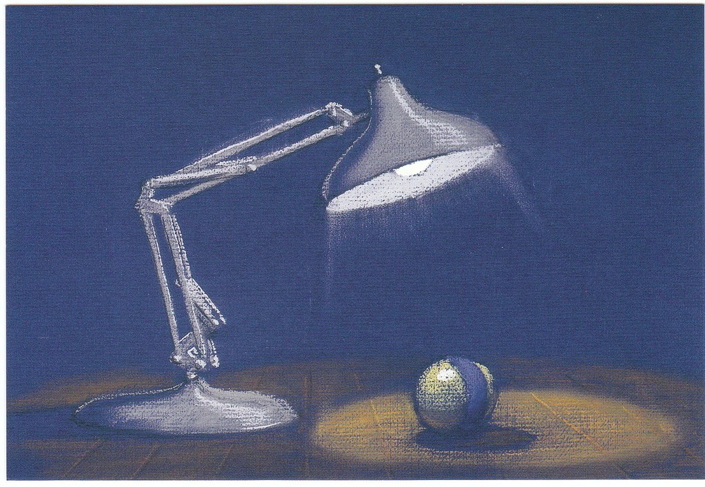 Настольная лампа Пиксар. Люксо младший» год. Lamp Pixar 1986. Ball concept