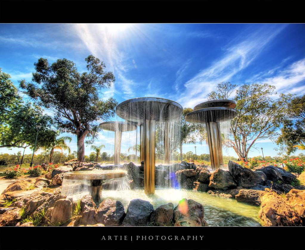 Fountain of Renmark, South Australia :: HDR by :: Artie | Photography ::