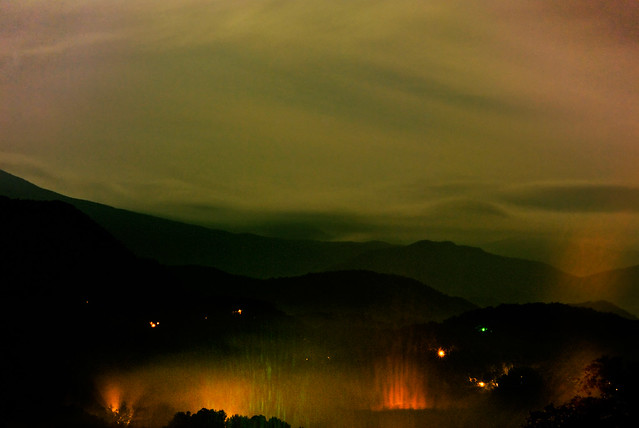 Dark Smoky Mountain night exposure
