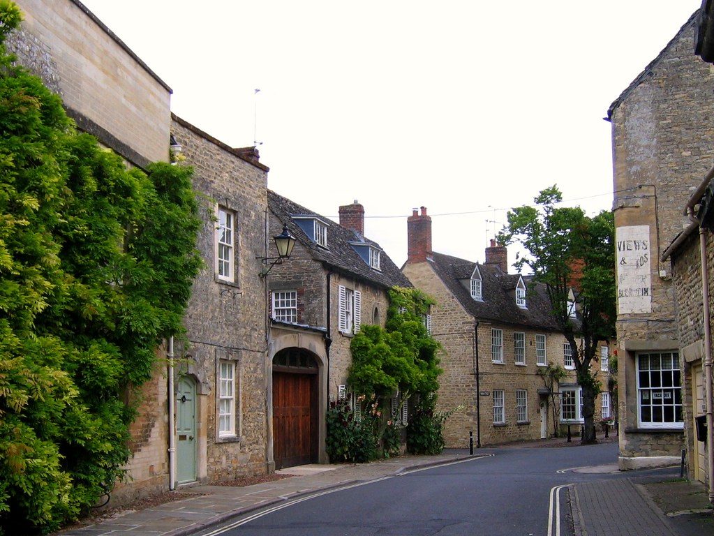 The Village of Woodstock near Oxford, England