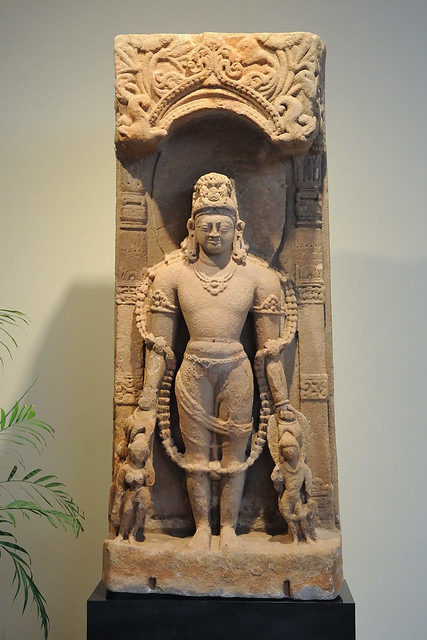 God Vishnu with personified attributes