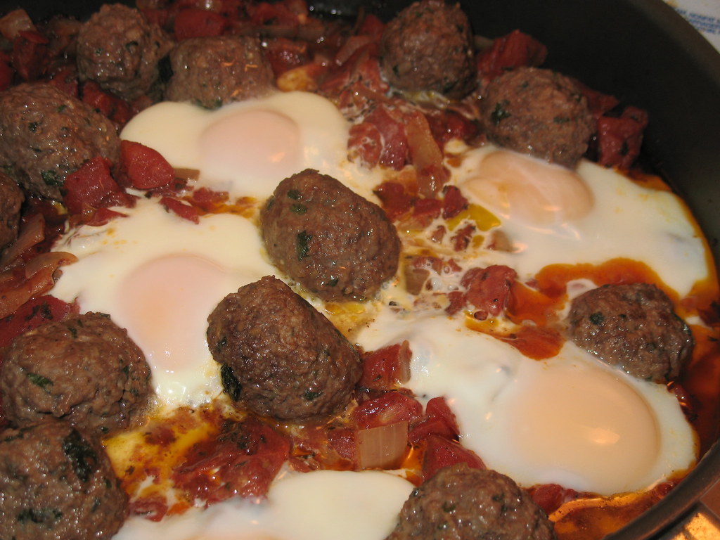 Meatball, Tomato and Egg Tagine (Kefta Mkaouara) | The recip… | Terry ...