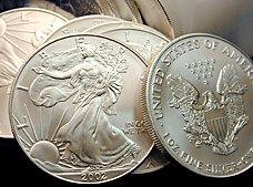 pure silver coins