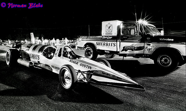Roger Gustin's Sherbits Jet Dragster  ©1978 Norman Blake[all rights reserved] fp