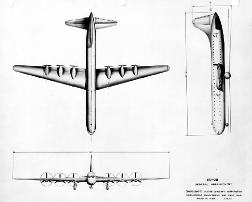 Convair : XC-99 : | Catalog #: 00013821 Manufacturer: Convai… | Flickr