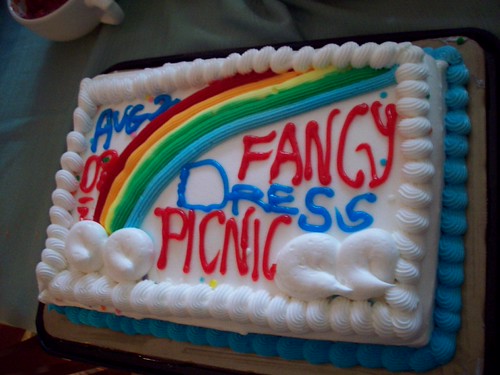 Fancy Dress Picnic cake | by sitmonkeysupreme