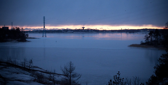 Sunset In Töölö - Winter