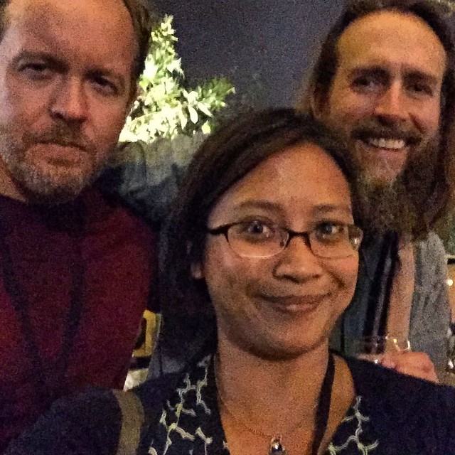 Epic #Beer #Selfie w/ @StoneGreg & @DrewCurtis at #HopCon !! WOW! #PinchMe