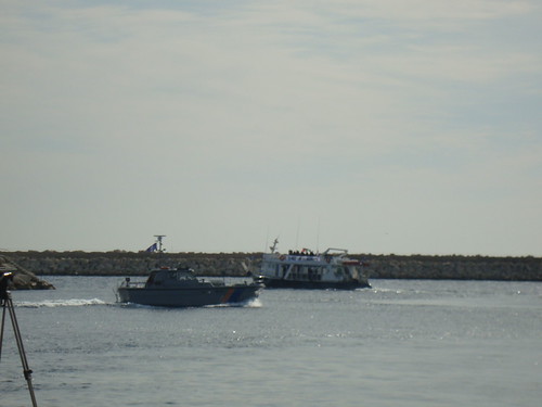 Cyprus Coast Guard escorts the SPIRIT OF HUMANITY out of t… | Flickr