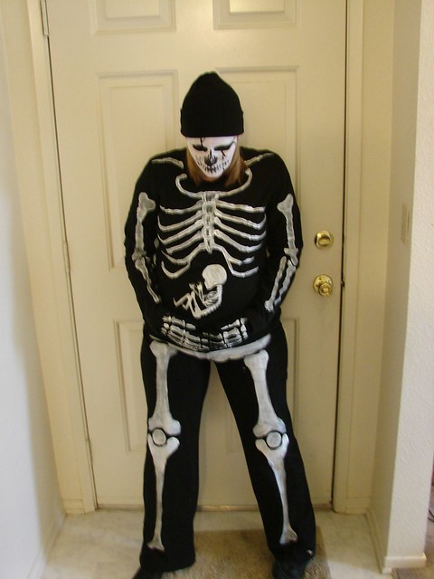 Melissa's [Pregnant] Skeleton Costume