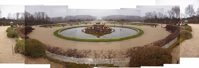 Versailles fountain (normal panorama)