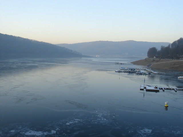 The Edersee in Winter