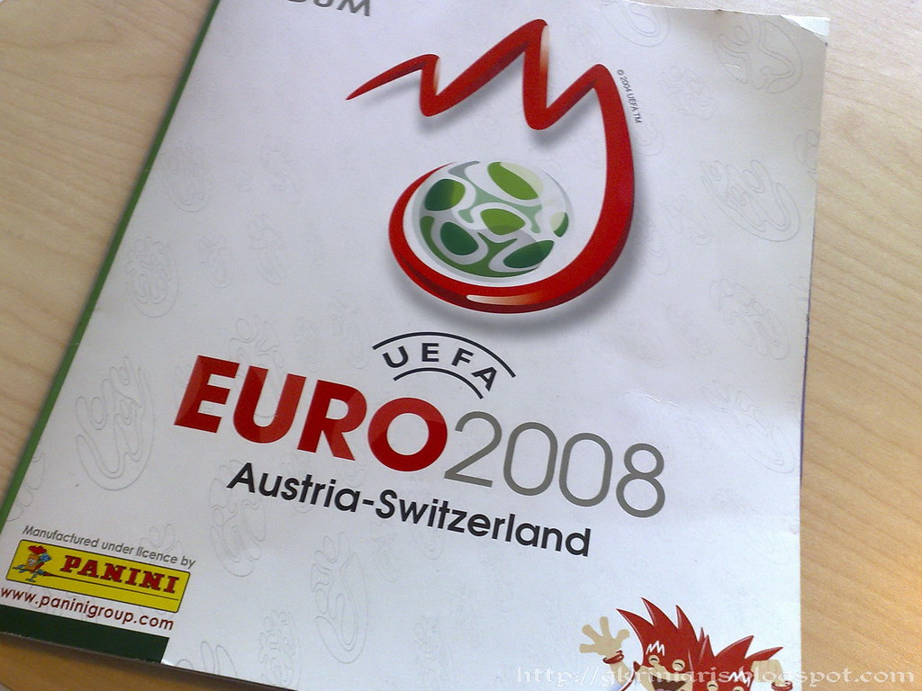 Panini Euro 2008 Album leer  12 Sticker