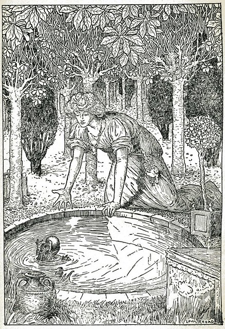 The Frog Prince - Grimm's Fairy Tales 1917 - Louis Rhead Ill.
