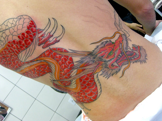 Tatuagem Dragão Red Dragon Tattoo