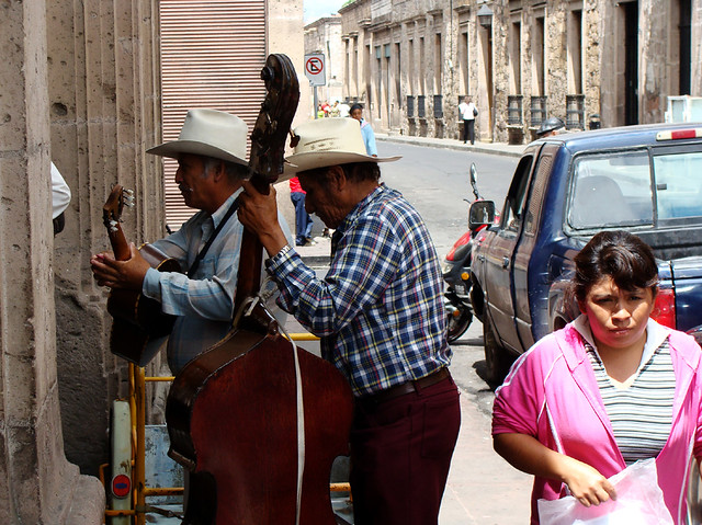 Morelia, street musicians
