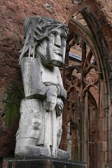 Sat, 02/23/2008 - 15:27 - The statue was carved by Sir Jacob Epstein during 1934-5 from a block of Sublaco marble. It was given to Coventry cathedral at the wish of Lady Epstein and dedicated on 22 March 1969.

Ecce Homo represents Christ before Pilate with his hands bound and a crown of thorns upon his head. 

Coventry Cathedral 23/02/2008